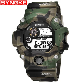 SYNOKE Military Sports Watches Men Alarm Waterproof Watch LED S Back Light Shock Digital Wristwatches Relogio Masculino
SYNOKE Military Sports Watches Men Alarm Waterproof Watch LED S Back Light Shock Digital Wristwatches Relogio Masculino