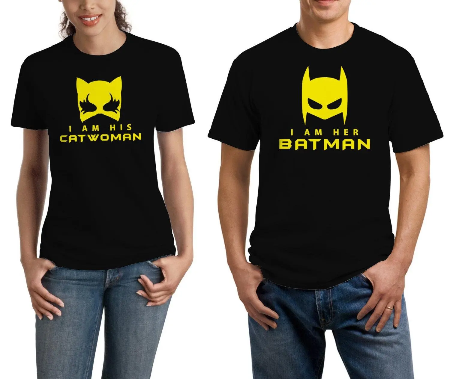 Enjoythespirit Couple Tshirt Cat Woman Batman Matching Tee Shirt Unisex Crewneck Short Sleeve Fashion Summer Top
Enjoythespirit Couple Tshirt Cat Woman Batman Matching Tee Shirt Unisex Crewneck Short Sleeve Fashion Summer Top