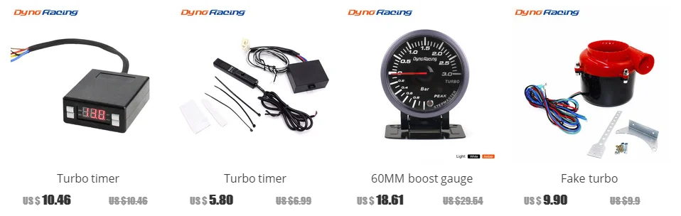 1 Duokon 12V Car Universal LED Digital Display Turbo Timer Turbine Protection Device Time Retarder