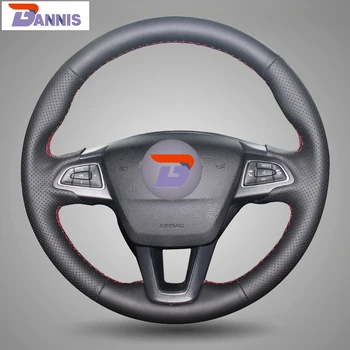 BANNIS Black Artificial Leather DIY Hand-stitched Steering Wheel Cover for Ford Focus 3 2015
BANNIS Black Artificial Leather DIY Hand-stitched Steering Wheel Cover for Ford Focus 3 2015