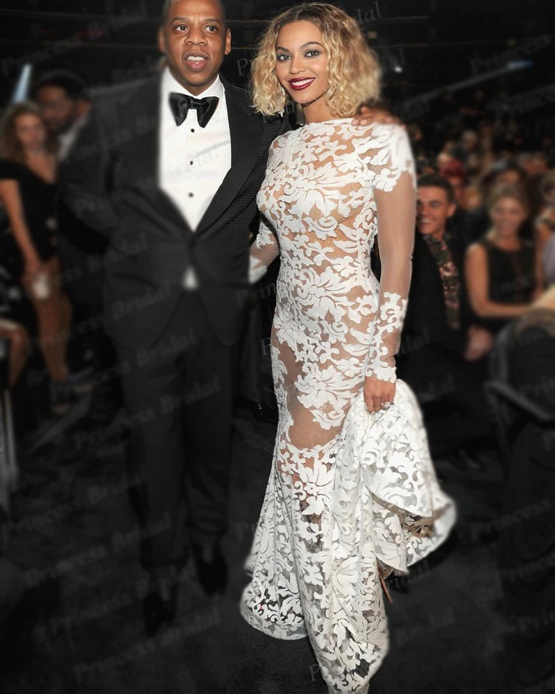 Real Pictures Mermaid Long Sleeve Backless Red Carpet Real Celebrity Dress Beyonce Wears Sexy Sheer White Dress At Grammys
Real Pictures Mermaid Long Sleeve Backless Red Carpet Real Celebrity Dress Beyonce Wears Sexy Sheer White Dress At Grammys