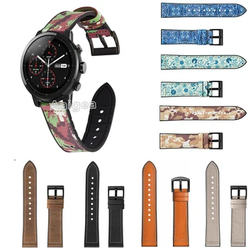 22mm Genuine Leather Silicone Watch Band Strap for Xiaomi Huami Amazfit Strato Sports Watch 2 Replacement Bracelet Wrist strap
22mm Genuine Leather Silicone Watch Band Strap for Xiaomi Huami Amazfit Strato Sports Watch 2 Replacement Bracelet Wrist strap