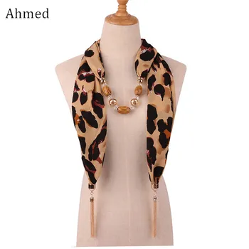 Ahmed 2019 New Fashion Snake/Leopard Printing Pendant Necklace Scarf for Women Muslim Head Tassel Scarf Female Cloth Accessories
Ahmed 2019 New Fashion Snake/Leopard Printing Pendant Necklace Scarf for Women Muslim Head Tassel Scarf Female Cloth Accessories