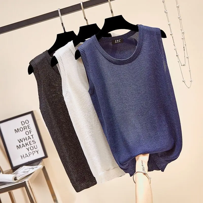 Knit Tank Top Plus Size Loose Tank Top Women Round Neck Summer Tops White Casual Daily Tank Top 2019 Shein
Knit Tank Top Plus Size Loose Tank Top Women Round Neck Summer Tops White Casual Daily Tank Top 2019 Shein