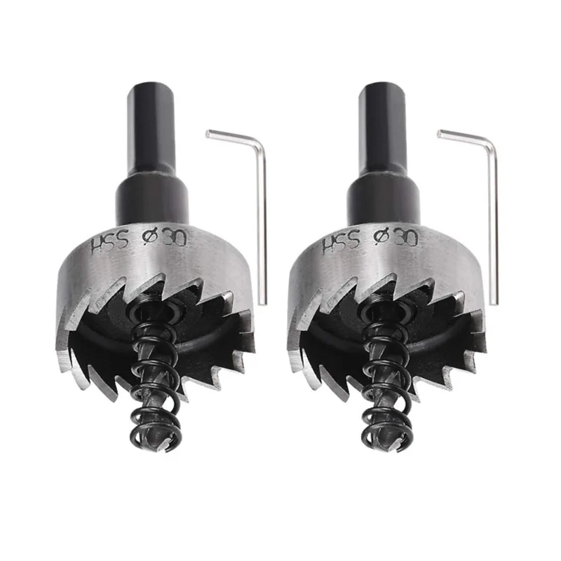 30mm HSS Drill Bit Hole Saw for Stainless Steel Metal Alloy Wood 2 Pcs
30mm HSS Drill Bit Hole Saw for Stainless Steel Metal Alloy Wood 2 Pcs