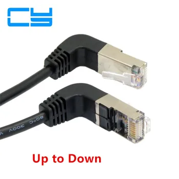 Double Elbow Down & Up Angled 90 Degree cat5e 8P8C FTP STP UTP Cat 5e Ethernet Network Cable RJ45 Lan Patch Cord 0.5m-5m
Double Elbow Down & Up Angled 90 Degree cat5e 8P8C FTP STP UTP Cat 5e Ethernet Network Cable RJ45 Lan Patch Cord 0.5m-5m