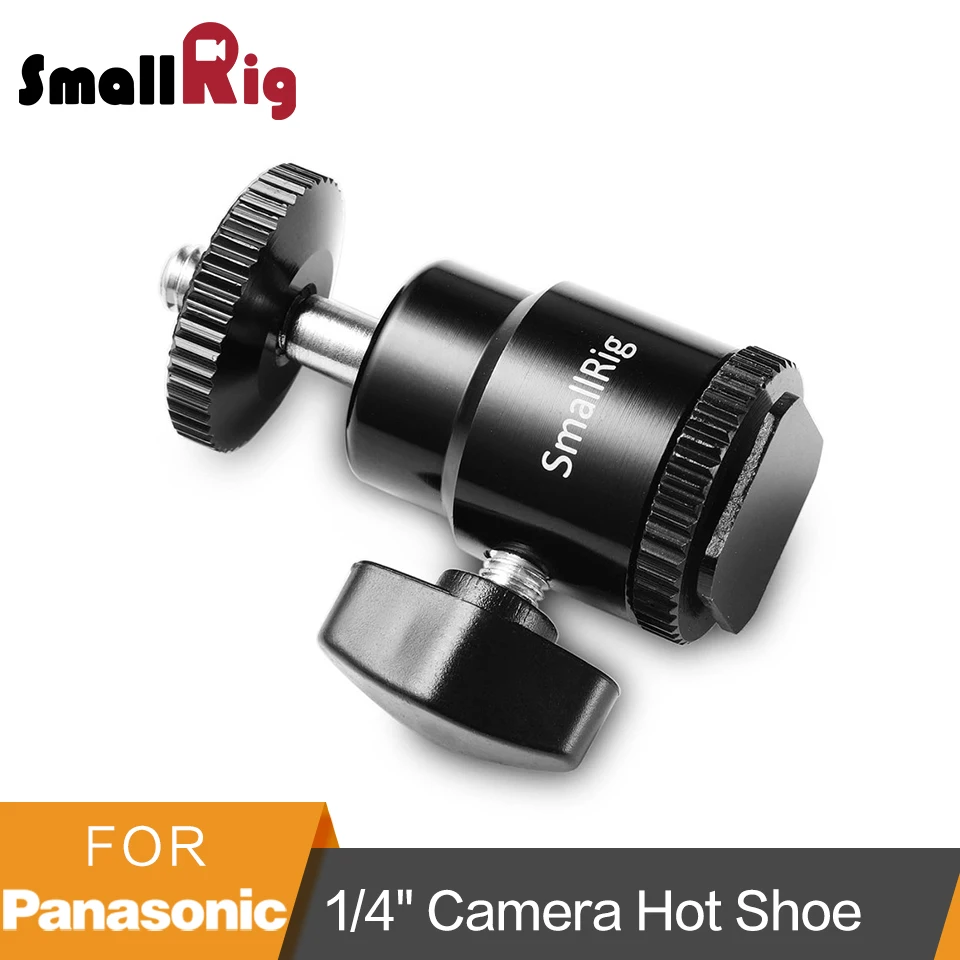 SmallRig 1/4" Camera Hot shoe Mount with Additional 1/4" Screw for cameras Such as Canon, Nikon, Panasonnic, Fujifilm - 761
SmallRig 1/4" Camera Hot shoe Mount with Additional 1/4" Screw for cameras Such as Canon, Nikon, Panasonnic, Fujifilm - 761