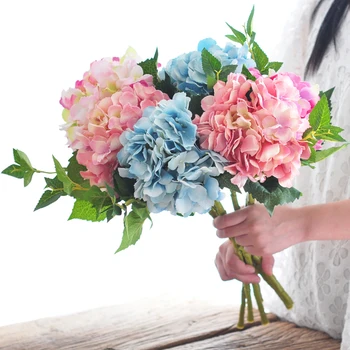 European Hydrangea Artificial Flowers Home Living Room Table Flower Arrangement Soft Decorative Floral Wedding Flowers
European Hydrangea Artificial Flowers Home Living Room Table Flower Arrangement Soft Decorative Floral Wedding Flowers