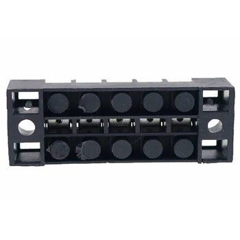 Bus Terminal Block Set Blocks Dual row Screw Circuit Distribution Bar Ground 5 position 15A Marine Durable Useful
Bus Terminal Block Set Blocks Dual row Screw Circuit Distribution Bar Ground 5 position 15A Marine Durable Useful