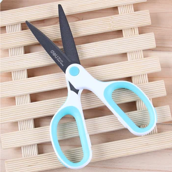 Can Cut Adhensive Tape Non-stick Teflon Scissors Fashion Metal Anti Rust For Adult Home Kitchen And Garden 75x175mm Deli 6054
Can Cut Adhensive Tape Non-stick Teflon Scissors Fashion Metal Anti Rust For Adult Home Kitchen And Garden 75x175mm Deli 6054