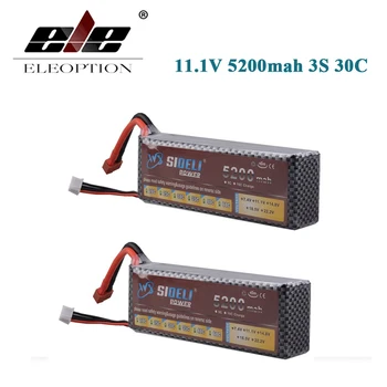 ELEOPTION 2PCS High Quality 11.1V 5200mah 3S 30C LiPo Battery For RC Car Truck Helicopter Airplane Frame Kit with XT60 / T Plug
ELEOPTION 2PCS High Quality 11.1V 5200mah 3S 30C LiPo Battery For RC Car Truck Helicopter Airplane Frame Kit with XT60 / T Plug