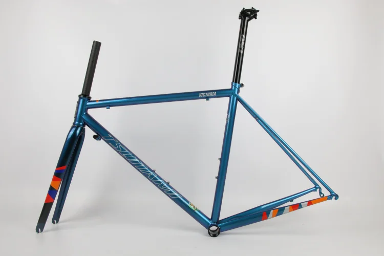 Top TSUNAMI Ultralight Chrome Frame Carbon Fork Heat Treatment Steel Road Bicycle 700C Chameleon Frameset Caliper Brake Frame 2 Top TSUNAMI Ultralight Chrome Frame Carbon Fork Heat Treatment Steel Road Bicycle 700C Chameleon Frameset Caliper Brake Frame 2