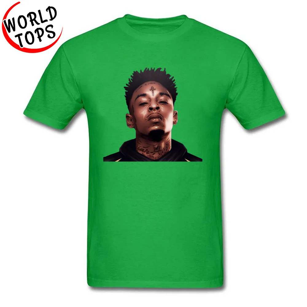 21SAVAGE Group Mother Day Cotton Fabric Crew Neck Mens Tops T Shirt Simple Style Clothing Shirt Family Short Sleeve Tshirts 21SAVAGE green