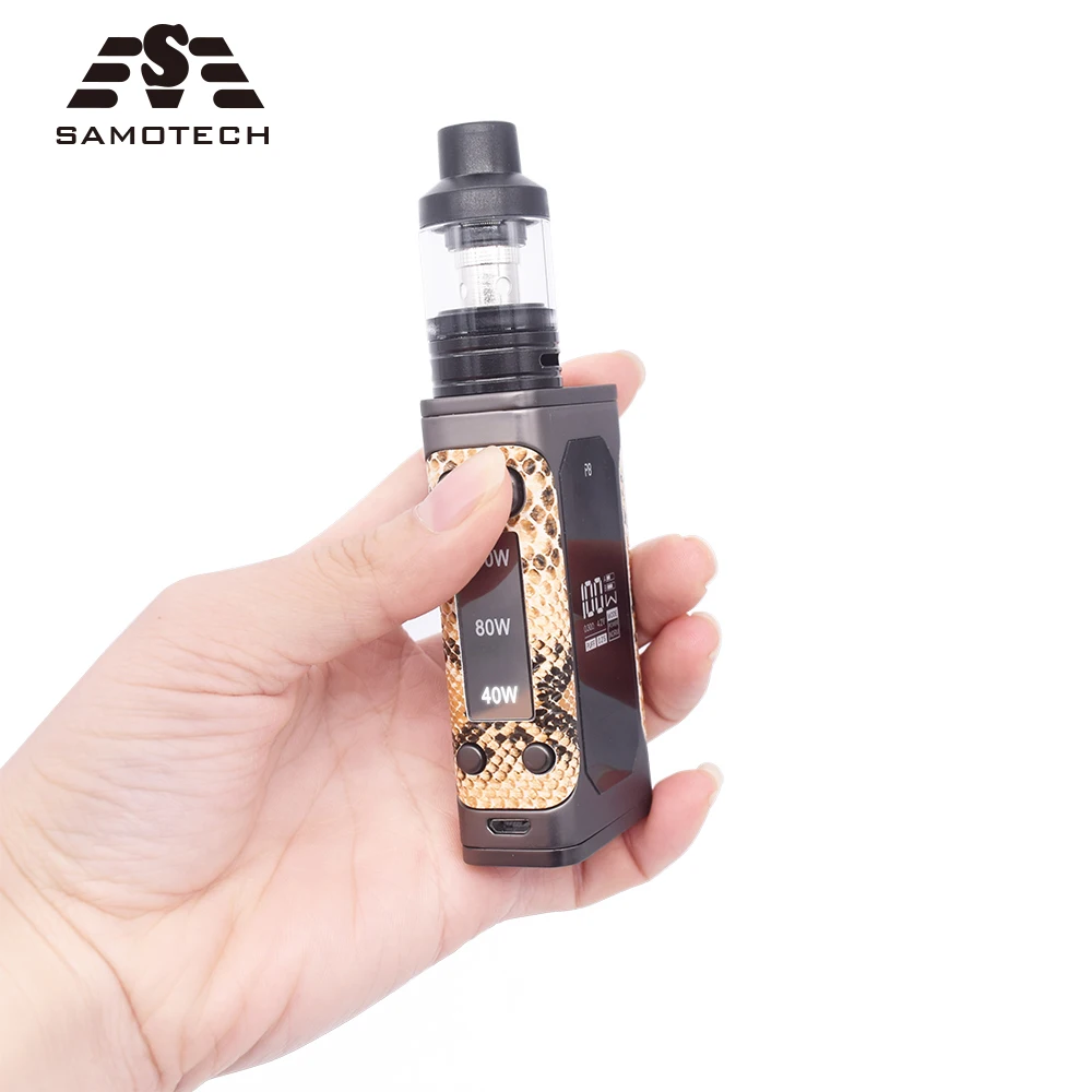 Original Snake skin Starte 100W mod kit 2200mAh Battery 3ml Atomizer Shisha Pen Vaporizer Hookah Electronic Cigarette Vape kit
Original Snake skin Starte 100W mod kit 2200mAh Battery 3ml Atomizer Shisha Pen Vaporizer Hookah Electronic Cigarette Vape kit
