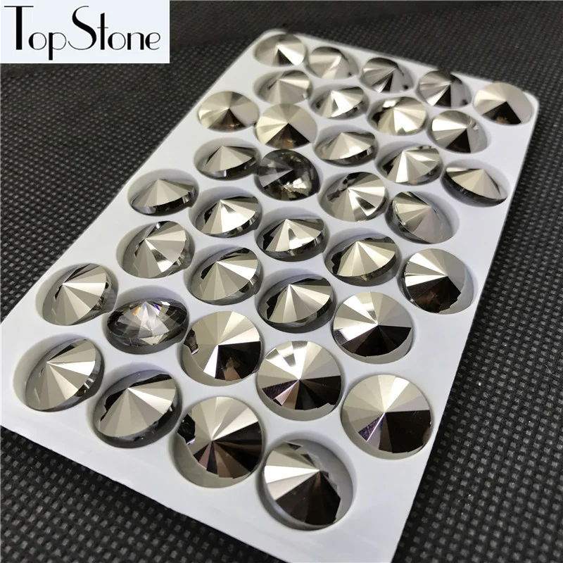 Jet Hematite Color 8mm 10mm 12mm 14mm 16mm 18mm Rivoli Crystal Fancy Stone Pointback Round Glass Crystals Jewelry Making
Jet Hematite Color 8mm 10mm 12mm 14mm 16mm 18mm Rivoli Crystal Fancy Stone Pointback Round Glass Crystals Jewelry Making