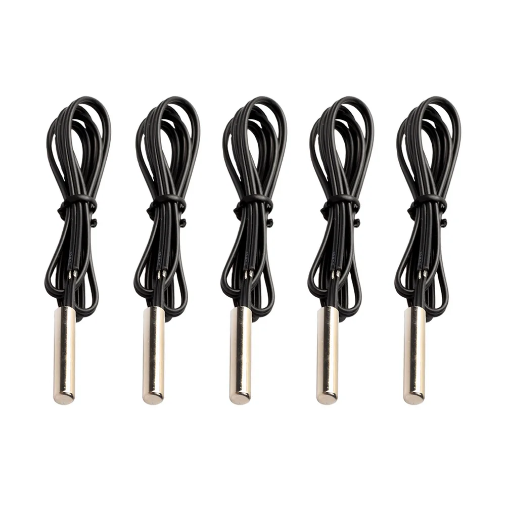 5pcs 10KOhm 1% 3435 NTC Thermistor Accuracy Temperature Sensor Cable Cylinder Probe High Sensitivity Temperature Sensor Wire
5pcs 10KOhm 1% 3435 NTC Thermistor Accuracy Temperature Sensor Cable Cylinder Probe High Sensitivity Temperature Sensor Wire