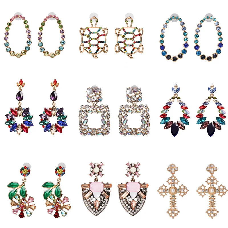 JUJIA Luxury Crystal Drop Earrings Piercing Earrings Trendy Women Rhinestone Big Dangle Earring Statement Jewelry Gift
JUJIA Luxury Crystal Drop Earrings Piercing Earrings Trendy Women Rhinestone Big Dangle Earring Statement Jewelry Gift