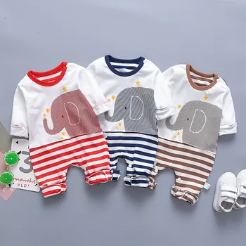 Baby Girls Boys Clothes Romper Newborn Infant Toddler Striped Elephant Jumpsuit Suit Outfits Wholesale одежда для пупсов боди
Baby Girls Boys Clothes Romper Newborn Infant Toddler Striped Elephant Jumpsuit Suit Outfits Wholesale одежда для пупсов боди