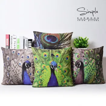 Animal Green Peacock pillow Feather Pillow cushion Linen Cotton lumbar pillows home decoration sofa cushion
Animal Green Peacock pillow Feather Pillow cushion Linen Cotton lumbar pillows home decoration sofa cushion