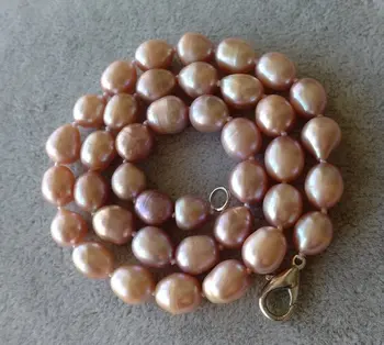 Unique Pearls jewellery Store Natural Purple Color Cultured AA 9-10MM Freshwater Pearl Necklace
Unique Pearls jewellery Store Natural Purple Color Cultured AA 9-10MM Freshwater Pearl Necklace