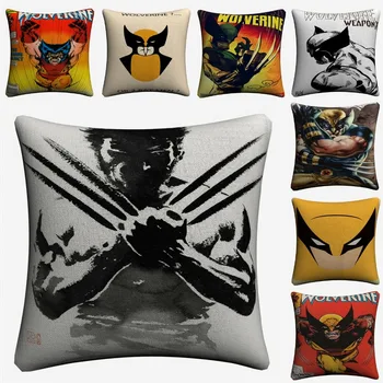 Wolverine Vintage Superhero Paint Decorative Cotton Linen Cushion Cover 45x45cm For Sofa Chair Pillowcase Home Decor Almofada
Wolverine Vintage Superhero Paint Decorative Cotton Linen Cushion Cover 45x45cm For Sofa Chair Pillowcase Home Decor Almofada