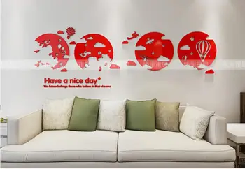 Cartoon hot air balloon aircraft crystal acrylic 3d stereo wall stickers restaurant living room bedroom sofa home decoration
Cartoon hot air balloon aircraft crystal acrylic 3d stereo wall stickers restaurant living room bedroom sofa home decoration
