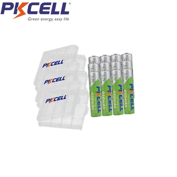 PKCELL 12Pcs AAA Rechargeable Batteries NIMH 850mAh Precharged Self Discharge aaa nimh Bateria And Battery Holder
PKCELL 12Pcs AAA Rechargeable Batteries NIMH 850mAh Precharged Self Discharge aaa nimh Bateria And Battery Holder