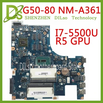 KEFU NM-A361 motherboard for Lenovo G50-80 ACLU3/ACLU4 NM-A361 PM laptop motherboard notebook I7-5500 CPU original Test
KEFU NM-A361 motherboard for Lenovo G50-80 ACLU3/ACLU4 NM-A361 PM laptop motherboard notebook I7-5500 CPU original Test