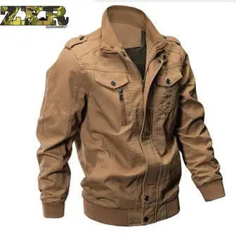 Bomber Tactical Jacket Men Autumn Winter Outwear Casual Cotton Coats Stand Collar Army Military Flight Jacket Male Plus Size 
Bomber Tactical Jacket Men Autumn Winter Outwear Casual Cotton Coats Stand Collar Army Military Flight Jacket Male Plus Size