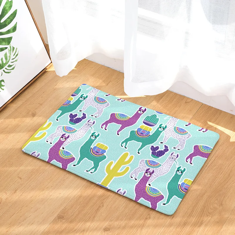 CAMMITEVER Lovely Cute Cartoon Animals Alpaca Rug Children Bedroom Decoration Entrance Mat Anti-Slip Doormat Wholesale Hot
CAMMITEVER Lovely Cute Cartoon Animals Alpaca Rug Children Bedroom Decoration Entrance Mat Anti-Slip Doormat Wholesale Hot