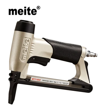 Meite long nose stapler MT7116LN 22 Gauga crown 9.0mm fine wire stapler tool gun 71 series furniture pneumatic nailer gun
Meite long nose stapler MT7116LN 22 Gauga crown 9.0mm fine wire stapler tool gun 71 series furniture pneumatic nailer gun