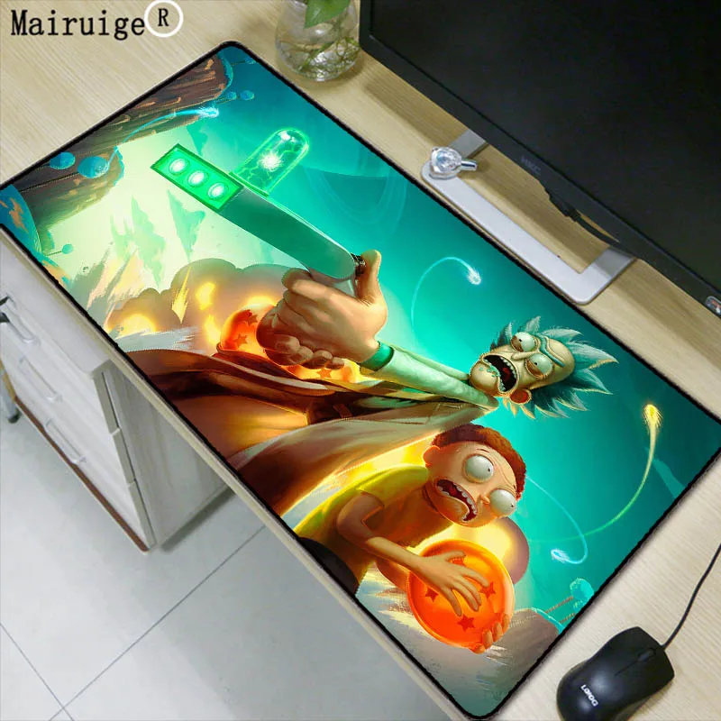 Mairuige Rick and Morty Anime Cartoon Large Locking Edge Mouse Pad PC Computer Mat Size for 30x80cm and 40x90cm Gaming Mousepads
Mairuige Rick and Morty Anime Cartoon Large Locking Edge Mouse Pad PC Computer Mat Size for 30x80cm and 40x90cm Gaming Mousepads