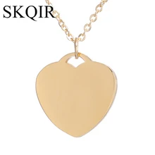 SKQIR Vantage Minimalist Heart Necklaces for Women Gold Stainless Steel Necklace Personality Custom Name Jewelry Love Gifts
SKQIR Vantage Minimalist Heart Necklaces for Women Gold Stainless Steel Necklace Personality Custom Name Jewelry Love Gifts