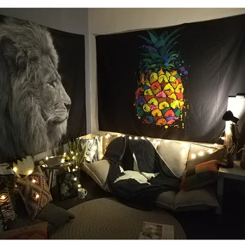 Ins Tropical Fruit Pineapple Tapestry Microfiber Black Wall Hanging Tapestry for Home Bedroom Decoration Bed Cover Table Cloth
Ins Tropical Fruit Pineapple Tapestry Microfiber Black Wall Hanging Tapestry for Home Bedroom Decoration Bed Cover Table Cloth