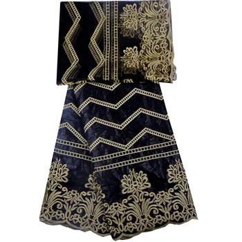 African Bazin Fabric Embroidered High Quality 2018 Bazin Riche Getzner 5Yards + 2Yards Beaded Net Lace Fabric
African Bazin Fabric Embroidered High Quality 2018 Bazin Riche Getzner 5Yards + 2Yards Beaded Net Lace Fabric