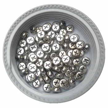 4*7MM Flat Round Coin Silver Letter X Beads DIY Jewelry Accessory Inital Alphabet Acrylic Bracelet Bead Wholesale 3600PCS
4*7MM Flat Round Coin Silver Letter X Beads DIY Jewelry Accessory Inital Alphabet Acrylic Bracelet Bead Wholesale 3600PCS