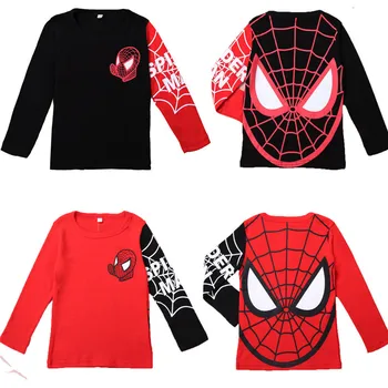 Children Casual Cotton T-Shirt Cartoon Printed Kids Boys Spiderman Long Sleeve Tops Wear Spring Autumn Outwear Clothing
Children Casual Cotton T-Shirt Cartoon Printed Kids Boys Spiderman Long Sleeve Tops Wear Spring Autumn Outwear Clothing