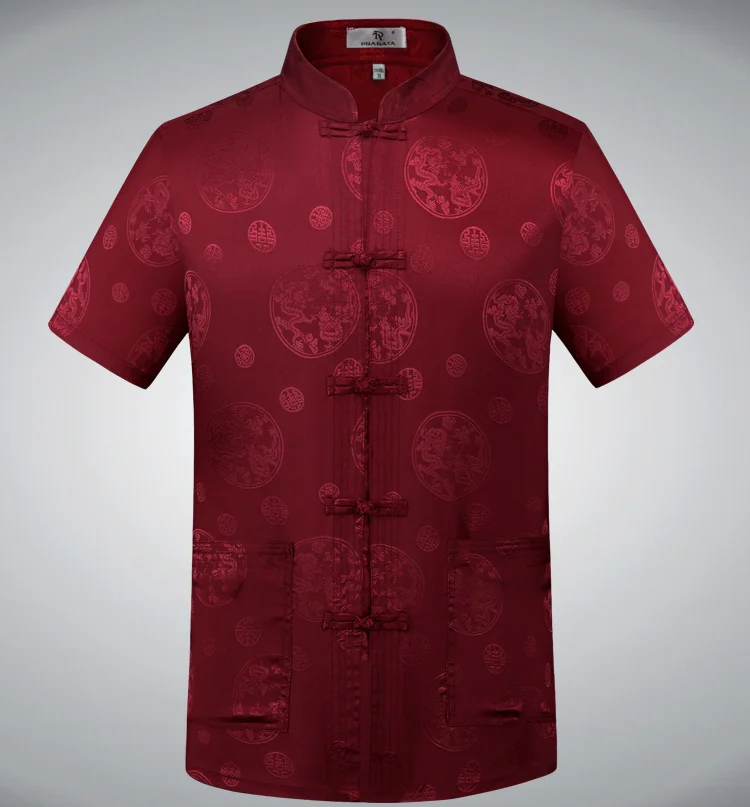 China Style Dragon Embroidery Short Sleeve Silk Fabric Tai Chi T Shirt Kung Fu Tang Suit Martial Arts Clothing
China Style Dragon Embroidery Short Sleeve Silk Fabric Tai Chi T Shirt Kung Fu Tang Suit Martial Arts Clothing
