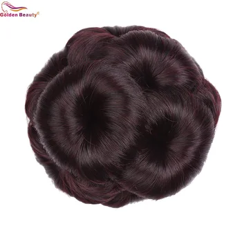 Curly Synthetic Hair Chignon Clip In Hairpiece Extensions with Plastic Combs Elastic Hair Bun Bride Wedding Updo Golden Beauty
Curly Synthetic Hair Chignon Clip In Hairpiece Extensions with Plastic Combs Elastic Hair Bun Bride Wedding Updo Golden Beauty