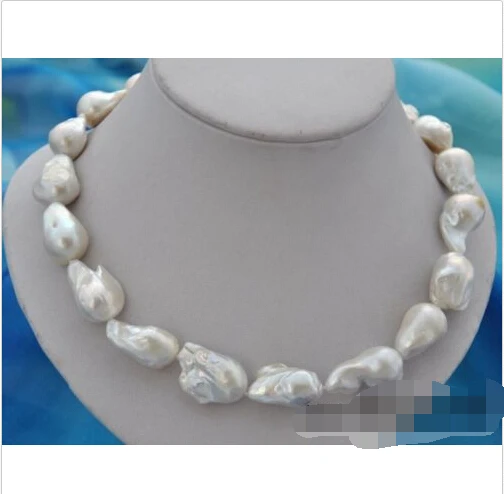18" 25mm baroque white reborn keshi pearl necklace^^^@^Noble style Natural Fine jewe FREE SHIPPING
18" 25mm baroque white reborn keshi pearl necklace^^^@^Noble style Natural Fine jewe FREE SHIPPING
