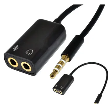 Jack 3.5mm 1 to 2 Stereo Audio Cable Splitter Male to Earphone Headset + Microphone Adapter couples turn wiring connector
Jack 3.5mm 1 to 2 Stereo Audio Cable Splitter Male to Earphone Headset + Microphone Adapter couples turn wiring connector