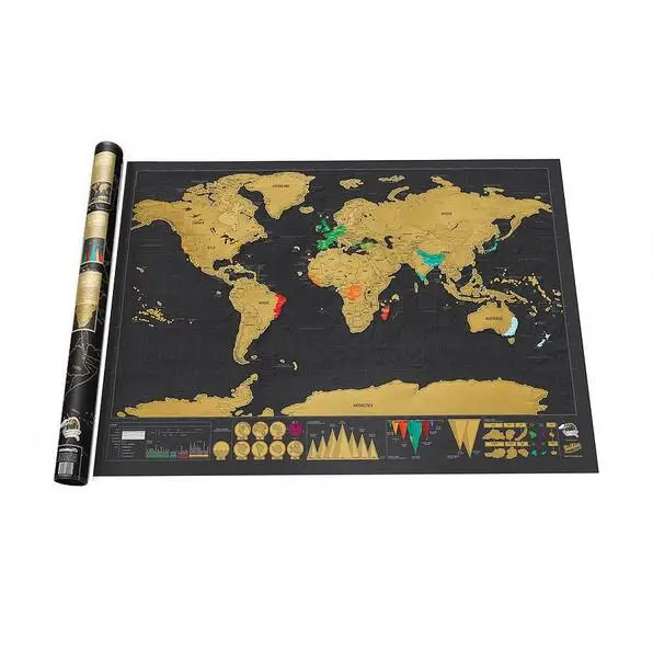 1Piece In Stock Deluxe Scratch Map / Deluxe Scratch World Map 82.5 x 59.5cm Black Map Scratch
1Piece In Stock Deluxe Scratch Map / Deluxe Scratch World Map 82.5 x 59.5cm Black Map Scratch