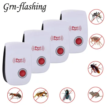1/2/3/4 pieces Ultrasonic electronic pest repeller EU US AU UK plug Anti Mosquito Insect Mouse Cockroach Rejector Dropshipping
1/2/3/4 pieces Ultrasonic electronic pest repeller EU US AU UK plug Anti Mosquito Insect Mouse Cockroach Rejector Dropshipping