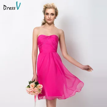Dressv fuchsia junior strapless a line bridesmaid dress sleeveless knee length wedding party women pick-ups bridesmaid dresses
Dressv fuchsia junior strapless a line bridesmaid dress sleeveless knee length wedding party women pick-ups bridesmaid dresses