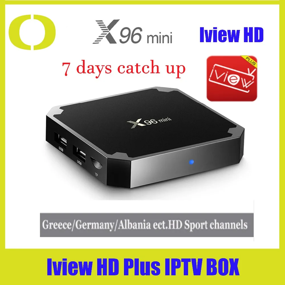 Iview HD Plus X96 mini Streaming Media Player for Amlogic S905W Europe IPTV Box Suppor HEVC 4K WiFi Sport Movie Music Service
Iview HD Plus X96 mini Streaming Media Player for Amlogic S905W Europe IPTV Box Suppor HEVC 4K WiFi Sport Movie Music Service