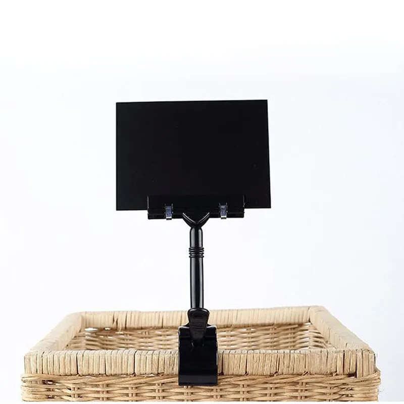 Merchandise Retail Sign Card Price Tag Mini Blackboard Chalkboard Pop Display Holder Clip Clamp Stand Black ZA5778
Merchandise Retail Sign Card Price Tag Mini Blackboard Chalkboard Pop Display Holder Clip Clamp Stand Black ZA5778