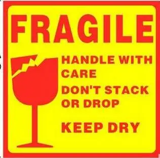 300pcs FRAGILE HANDLE WITH CARE10x10cm Self-adhesive Shipping Label Sticker russian language
300pcs FRAGILE HANDLE WITH CARE10x10cm Self-adhesive Shipping Label Sticker russian language