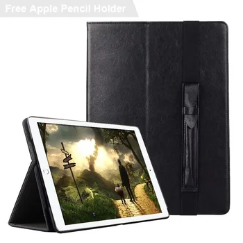 Case for iPad Pro 12.9 2017, Hand Strap PU Leather Business Folio Stand Pocket Smart Case Cover for iPad Pro 12.9" with Holder
Case for iPad Pro 12.9 2017, Hand Strap PU Leather Business Folio Stand Pocket Smart Case Cover for iPad Pro 12.9" with Holder