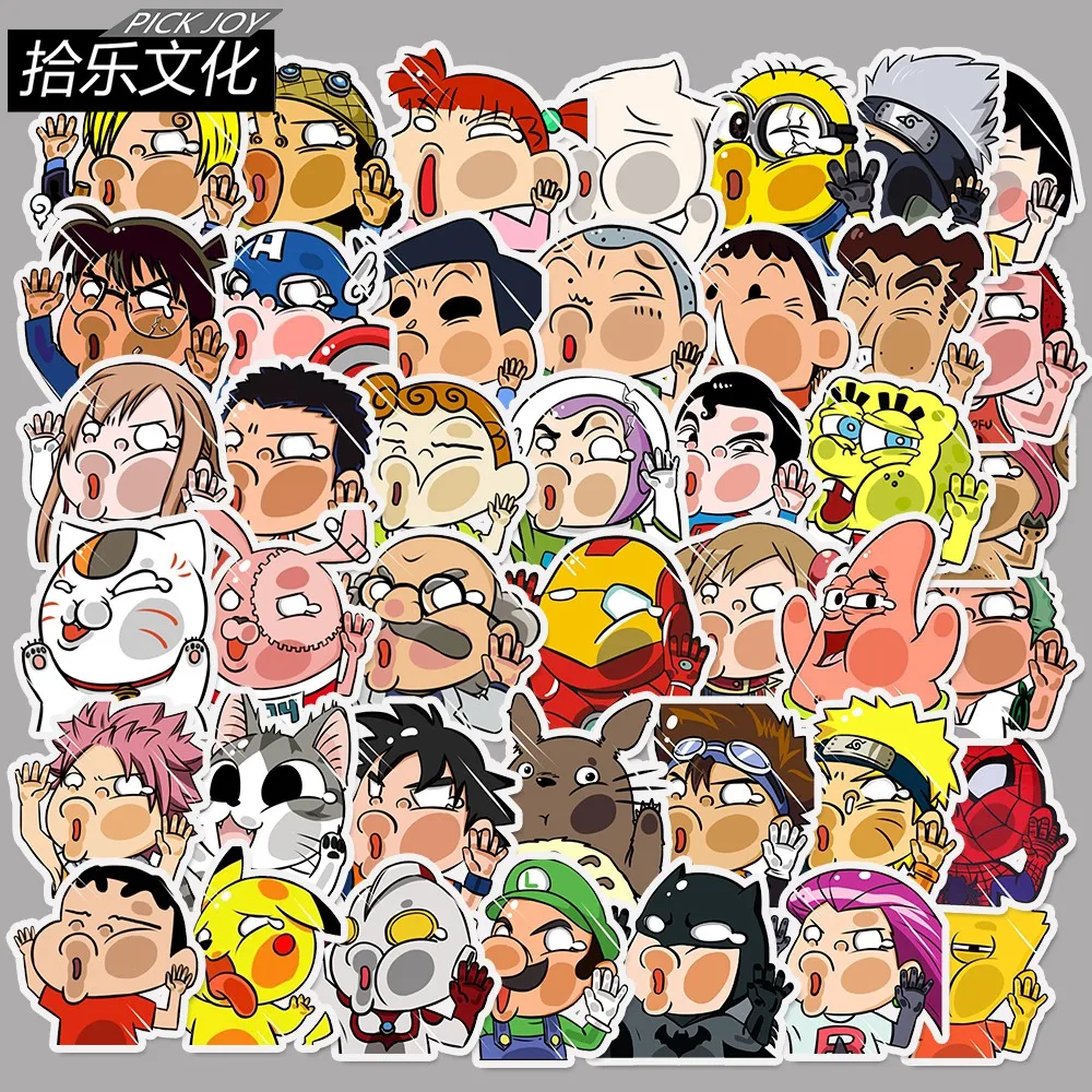 50Pcs/Lot Waterproof Cartoon Sticker For Kids Toy Luggage Skateboard Phone On Laptop Moto Bicycle Wall Guitar Stickers
50Pcs/Lot Waterproof Cartoon Sticker For Kids Toy Luggage Skateboard Phone On Laptop Moto Bicycle Wall Guitar Stickers