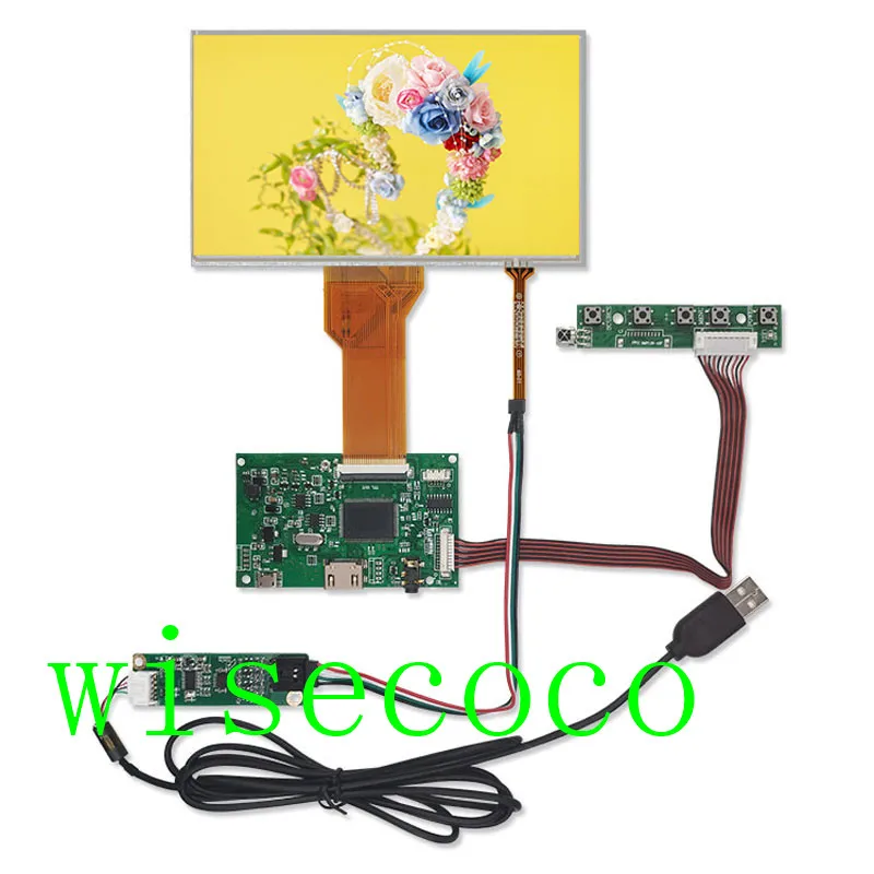 7 inch 800*480 Screen Display LCD AT070TN94 TFT Monitor touch screen Remote Driver Control Board HDMI for Orange Raspberry Pi 3
7 inch 800*480 Screen Display LCD AT070TN94 TFT Monitor touch screen Remote Driver Control Board HDMI for Orange Raspberry Pi 3